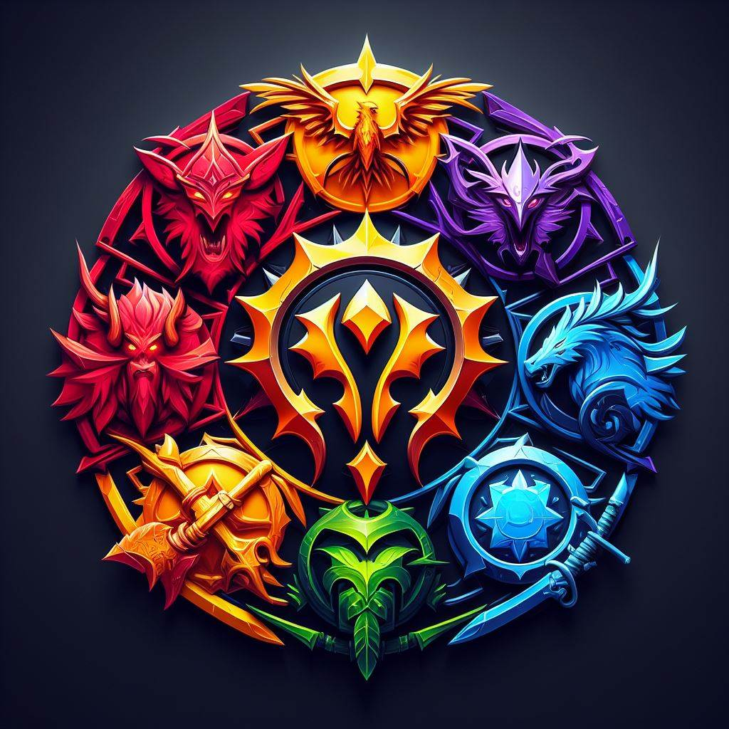 Logo de las clases del WOW